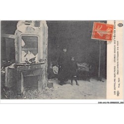 CAR-AAUP6-0426 - AVIATION - LES ZEPPELINS SUR PARIS - CRIMES ODIEUX DES PIRATES BOCHES - 2 enfants echappés a la mort