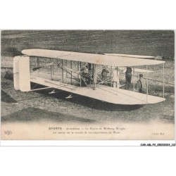 CAR-ABLP2-0148-AVIATION - sports - aviation - le biplan de wilburg wright