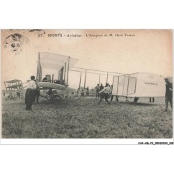 CAR-ABLP2-0146-AVIATION - sports - aviation - l'aeroplane de m henri farman