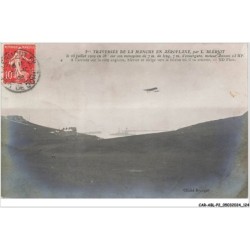 CAR-ABLP2-0154-AVIATION - 1ere traversée de la manche en aéroplane par l blériot le 25 juillet 1909