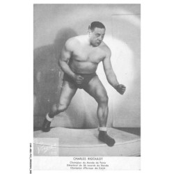 CAR-ABSP10-0745-SPORT - Charles rigoulot - Champion du monde de force - Vendu en etat - Carte souple