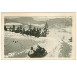 BOBSLEIGH.n°5414.L'HIVER AU VILLARD DE LANS.COURSE DE BOBSLEIGH