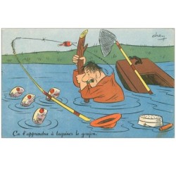 PECHE.n°12274.ILLUSTRATION.CHEY.CA T'APPRENDREA A TAQUINER LE GOUJON