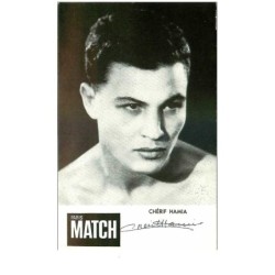 BOXE.n°21059.CHERIF HAMIA.AUTOGRAPHE ORIGINAL