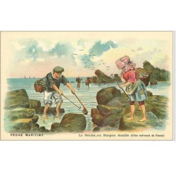 PECHE.PECHE MARITIME.PECHE A LA SEICHE,AU HARPON DOUBLE