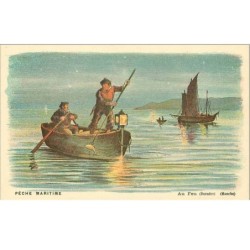 PECHE.PECHE MARITIME.PECHE DES DORADES AU FEU