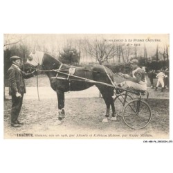 CAR-ABRP6-0528-HIPPISME - INGENUE - Alezane née en 1908 - Par atlantic et kathleen medium - Par happy médium