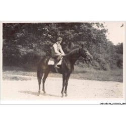 CAR-ABCP6-0521 - HIPPISME - UN CAVALIER - CARTE PHOTO