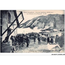 CAR-ABCP7-0593 - CYCLISME - HAUT-DAUPHINE - AU COL DU GALIBIER - 2556 M - LE CHALET ET LE TUNNEL - A M