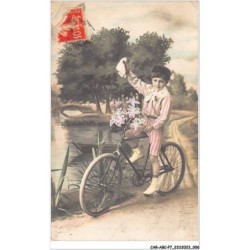 CAR-ABCP7-0577 - CYCLISME - PETIT GACON SUR UN VELO