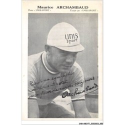 CAR-ABCP7-0600 - CYCLISME - MAURICE ARCHAMBAUD