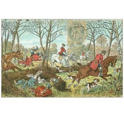 CHASSE.n°7.ILLUSTRATION.CHASSE A COUR