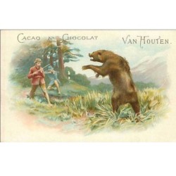 CHASSE.CACAO ET CHOCOLAT VAN HOUTEN.CHASSEURS D'OURS