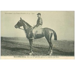 hippisme.n°37657.gaudriole.baie .1910.CHEVAUX.SUPPLEMENT A LA FRANCE CHEVALINE.course.cheval.jokey.