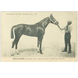 hippisme.n°37649.galathée.baie brune .1910.CHEVAUX.SUPPLEMENT A LA FRANCE CHEVALINE.course.cheval.jokey.