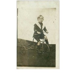 CYCLISME.n°31549.CP PHOTO.ENFANT SUR TRICYCLE