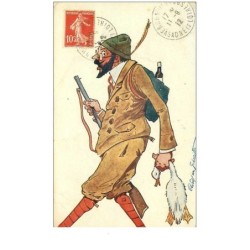 CHASSE.n°18329.ILLUSTRATION.HOMME CHASSEUR