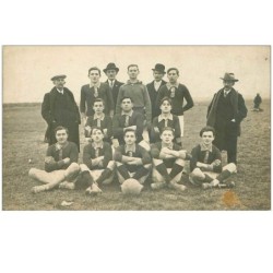 FOOTBALL.n°22180.CP PHOTO.EQUIPE DE FOOT.TACHE