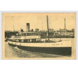 76.LE """"FELIX FAURE"""" FAISANT LE SERVICE DE ROUEN AU HAVRE.BATEAU
