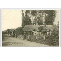 76.LES PETITES DALLES.LA CHAUMIERE NORMANDE.ROUTE DE LA PLAGE