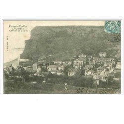 76.LES PETITES DALLES.LES FALAISES D'AMONT ET CHALETS