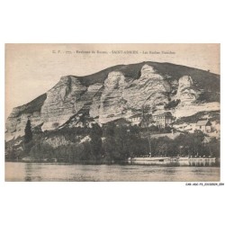 CAR-ADCP3-0198-76 - Environs de ROUEN - SAINT-ADRIEN - Les roches blanches