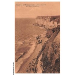 CAR-ACEP4-0271-76 - ST-JOUIN-SUR-MER - Falaises d'Amont et la mer a maree haute