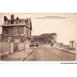 CAR-AABP10-76-0771 - VEULETTES - L'épicerie martin et son hôtel-des-frégates - Carte vendue en l'etat