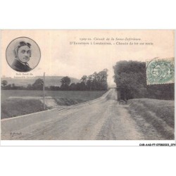 CAR-AAGP7-76-0608 - Circuit de la seine-Inferieure - D'envermeu à LONDONNIERE - Chemin de Fer sur notre route