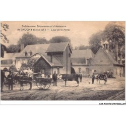 CAR-AABP10-76-0782 - établissement dép. d'assistance de GRUGNY - Cour de la ferme - Agriculture