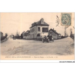 CAR-AAGP7-76-0604 - CIRCUIT DE LA SEINE-INFERIEURE - Depart de Dieppe - La Fourche
