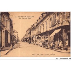 CAR-AAGP8-76-0689 - FAUVILLE-EN-CAUX - La Grande Rue