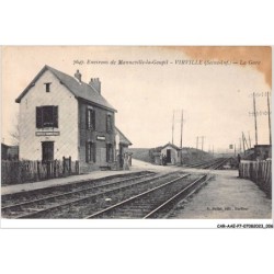 CAR-AAEP7-76-0624 - VIRVILLE - La gare - Carte vendue en l'etat
