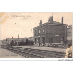 CAR-AAEP7-76-0623 - TOURVILLE-LA-RIVIERE - La gare - Carte vendue en l'etat