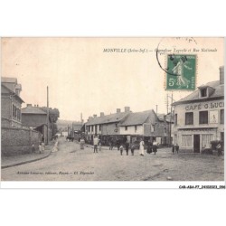 CAR-ABAP7-76-0647 - MONVILLE - Carrefour legrelle et rue nationale