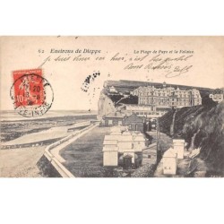 76  .  n° 202712    .   PUYS  . LA PLAGE DE PUYS ET LA FALAISE