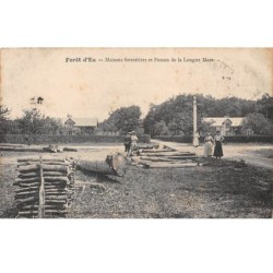76 - n°72034 - FORET D'EU - Maisons forestières et Poteau de la Longue Mare