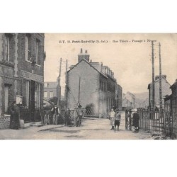 76 - n°74422 - PETIT-QUEVILLY - Rue Thiers - Passage à niveau