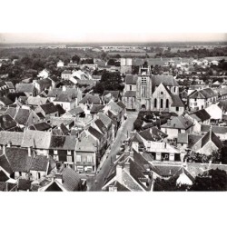 76 . n°sac10657 . Chaumes-en-brie . Vue générale n°18 . en avion au dessus de . cpsm 10X15 cm . LAPIE