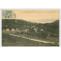 76.LES PETITES DALLES.VUE GENERALE PRISE DE LA ROUTE SAINT MARTIN