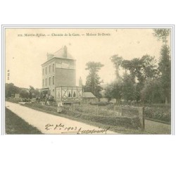 76.MARTIN-EGLISE.CHEMIN DE LA GARE.MAISON ST DENIS
