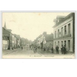 76.MALAUNAY.ROUTE DE DIEPPE.HOTEL DE LA POSTE ET DU COMMERCE