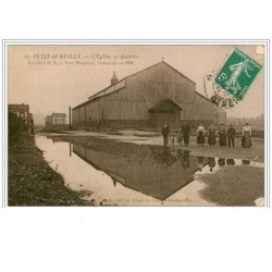 76.PETIT QUEVILLY.L'EGLISE EN PLANCHE.DONATION DE M LE CURE MARQUESY, INAUGUREE EN 1898