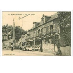 76.POURVILLE SUR MER.HOTEL DE LA TERRASSE.CP PUB