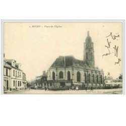 76.BUCHY. PLACE DE L 'EGLISE