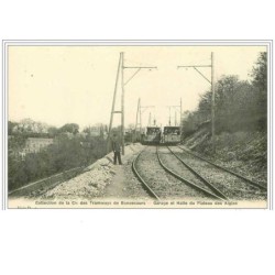 76.BONSECOURS.COLLECTION DE LA Cie DES TRAMWAYS DE BONSECOURS.GARAGE ET HALTE DU PLATEAU DES AIGLES