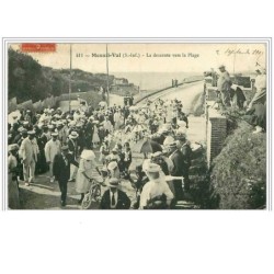 76.MESNIL-VAL.LA DESCENTE VERS LA PLAGE