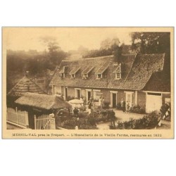 76.MESNIL-VAL.n°111.PRES LE TREPORT.HOSTELLERIE DE LA VIEILLE FERME.RESTAUREE EN 1922
