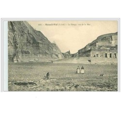 76.MESNIL-VAL.LA GORGE, VUE DE LA MER