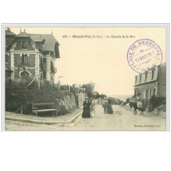 76.MESNIL-VAL.LE CHEMIN DE LA MER.